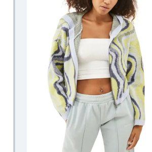 IETS FRANS Marble Hooded Zippy Jumper